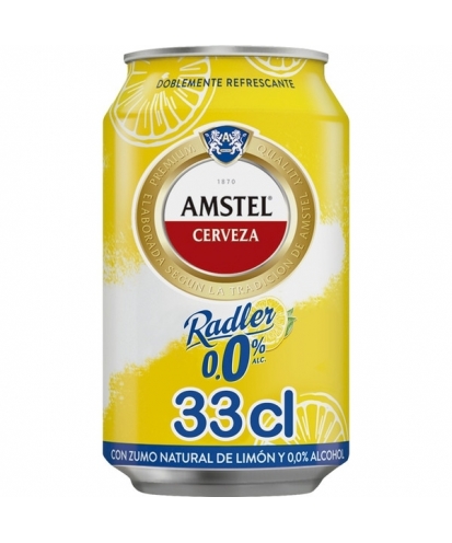 Amstel Radler 33 cl lata 0% (CJ 24 LATAS)