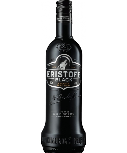 VODKA ERISTOFF BLACK 70 CL